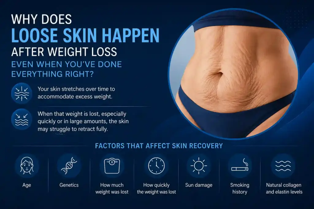 Why Does Loose Skin Happen After Weight Loss Even When You’ve Done Everything Right Daventry?