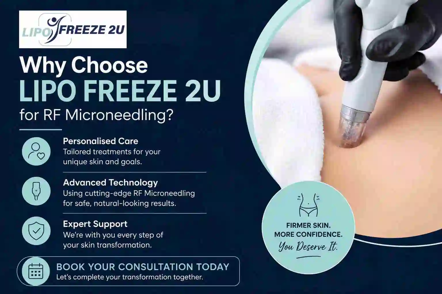 Why Choose LIPO FREEZE 2U for RF Microneedling Daventry?
